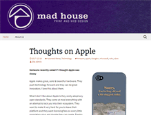 Tablet Screenshot of blog.madhousegraphics.com